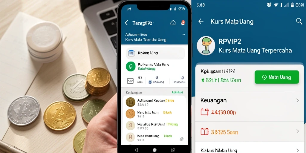 Antarmuka RPVIP2 menampilkan informasi kurs mata uang dengan jelas dan mudah dipahami.