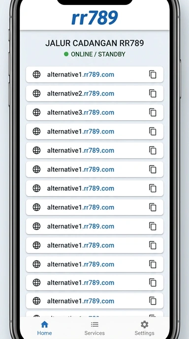 Tampilan link alternatif rr789